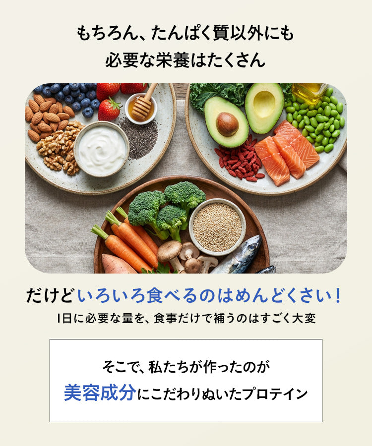 【夜プロテイン】　夜に飲むInnerBeautyProteinEvening